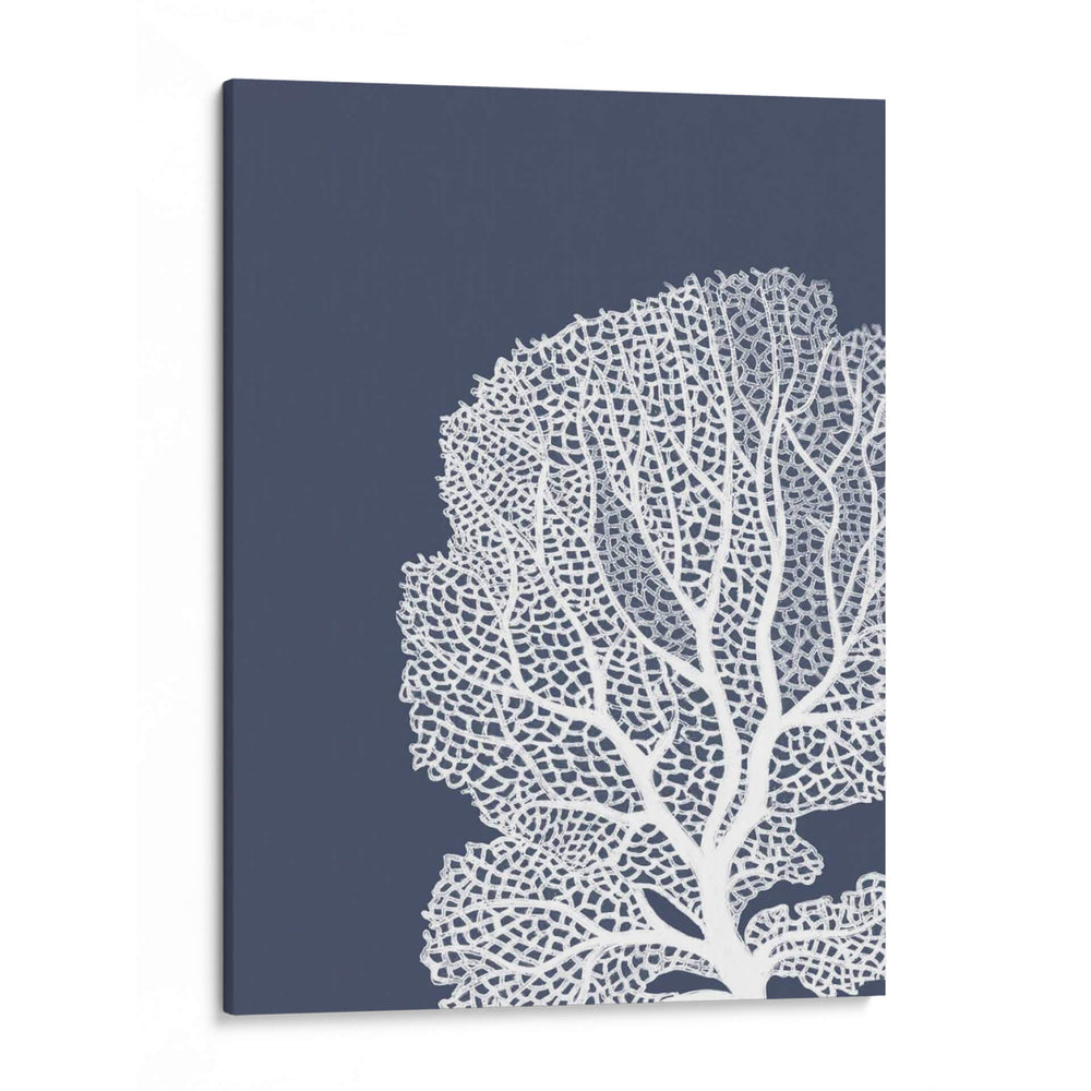 Corales Blancos En Índigo Azul B - Fab Funky | Cuadro decorativo de Canvas Lab