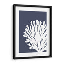 Corales Blancos En Índigo Azul D - Fab Funky | Cuadro decorativo de Canvas Lab