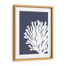 Corales Blancos En Índigo Azul D - Fab Funky | Cuadro decorativo de Canvas Lab