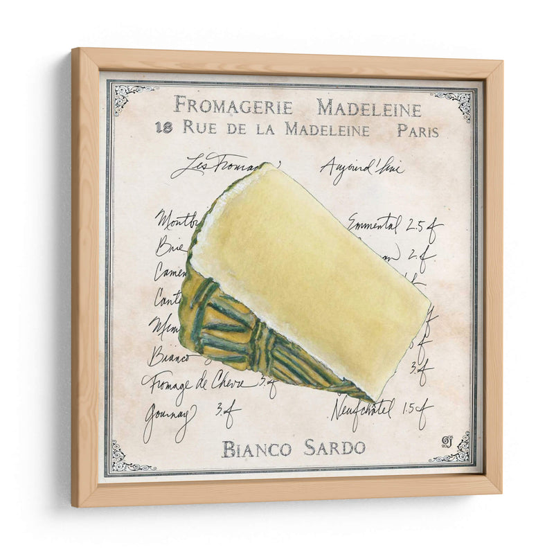 Fromages Ii - Ginny Joyner | Cuadro decorativo de Canvas Lab