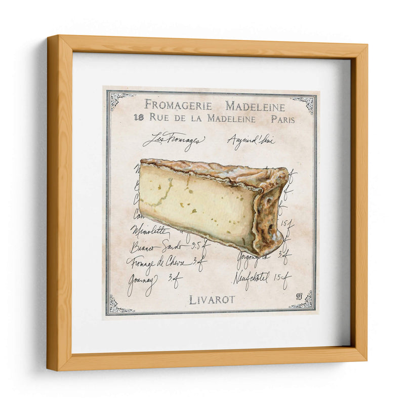 Fromages Iv - Ginny Joyner | Cuadro decorativo de Canvas Lab