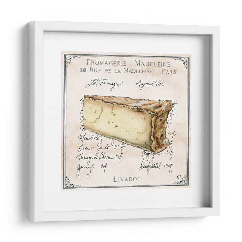 Fromages Iv - Ginny Joyner | Cuadro decorativo de Canvas Lab