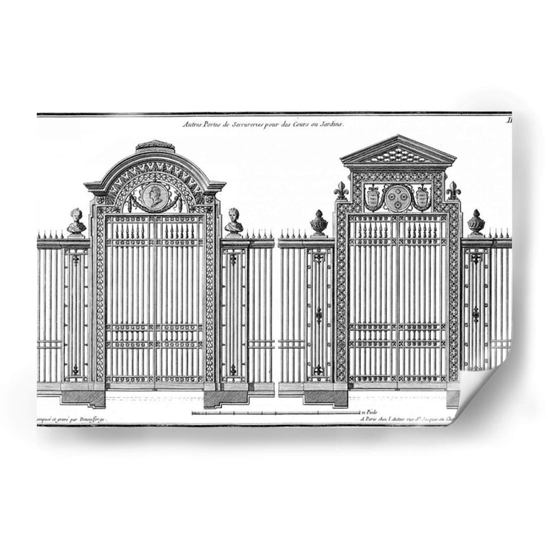 Custom Neufforge Gate Blueprint Ii - Neufforge | Cuadro decorativo de Canvas Lab