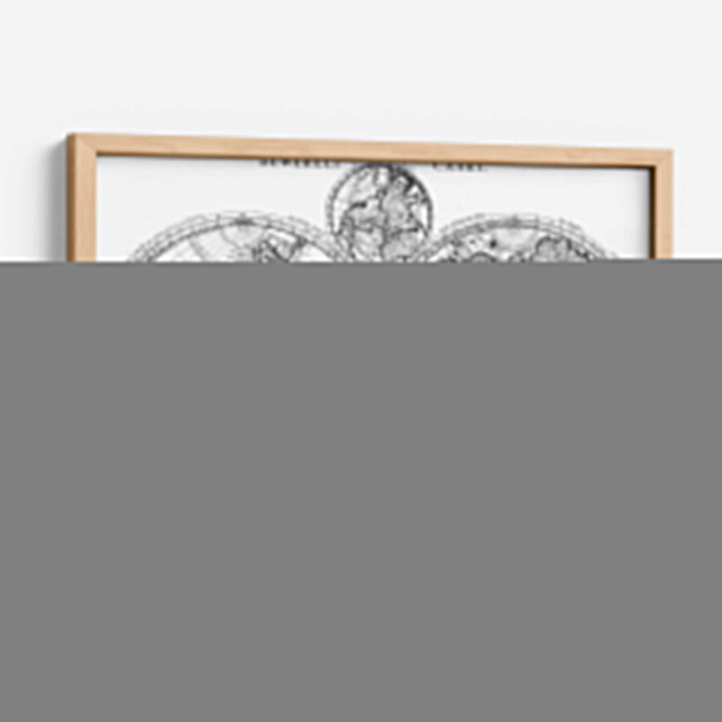 Plan Personalizado Del Mapa Del Mundo - Studio W | Cuadro decorativo de Canvas Lab
