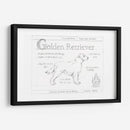Blueprint Personalizado Golden Retriever - Ethan Harper | Cuadro decorativo de Canvas Lab
