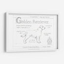 Blueprint Personalizado Golden Retriever - Ethan Harper | Cuadro decorativo de Canvas Lab