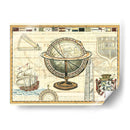 Mapa Nautico Ii - Vision Studio | Cuadro decorativo de Canvas Lab