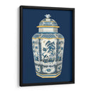 Urna Asiática En Azul Y Blanco Ii - Vision Studio | Cuadro decorativo de Canvas Lab