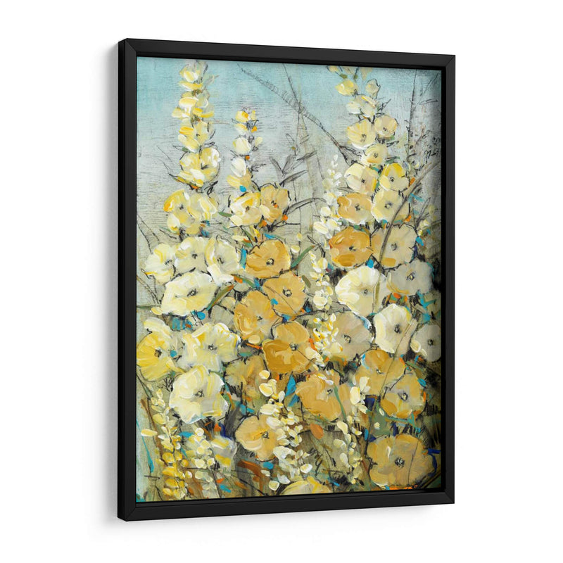 Cluster Of Hollyhock Ii - Tim OToole | Cuadro decorativo de Canvas Lab