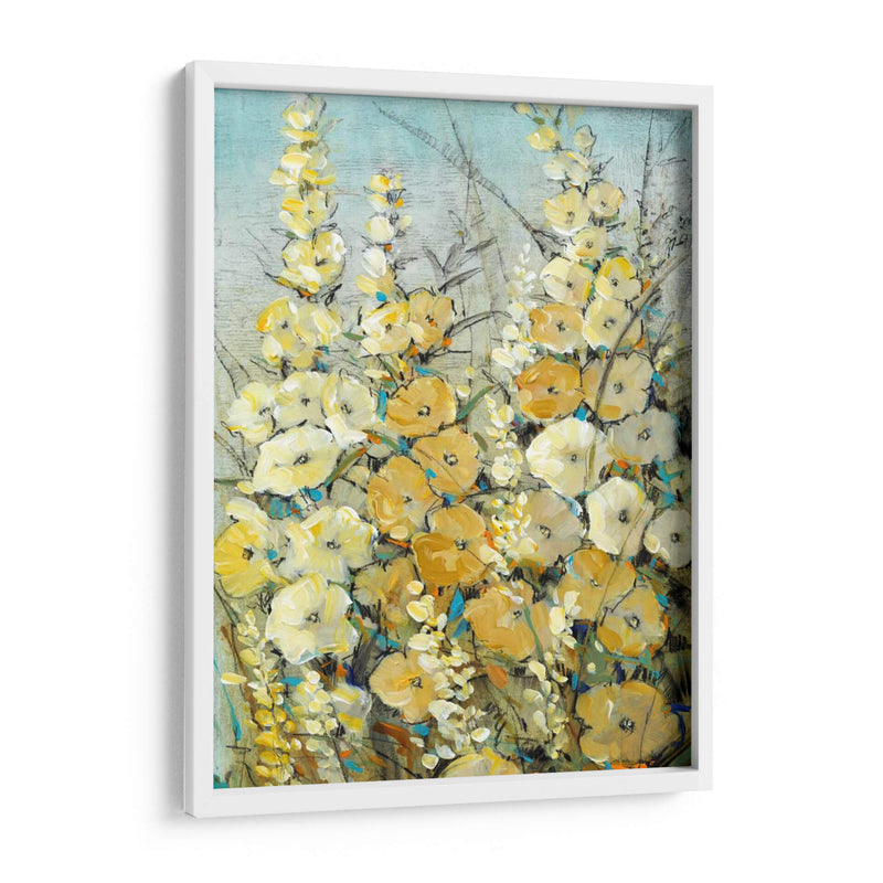 Cluster Of Hollyhock Ii - Tim OToole | Cuadro decorativo de Canvas Lab