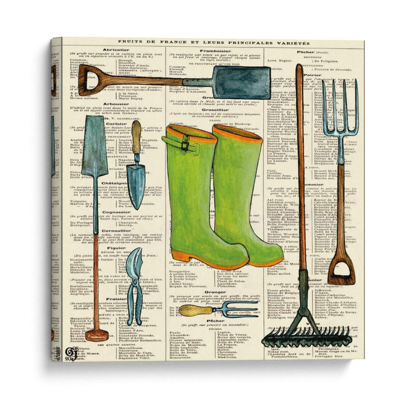 Botas De Jardín - Ginny Joyner | Cuadro decorativo de Canvas Lab