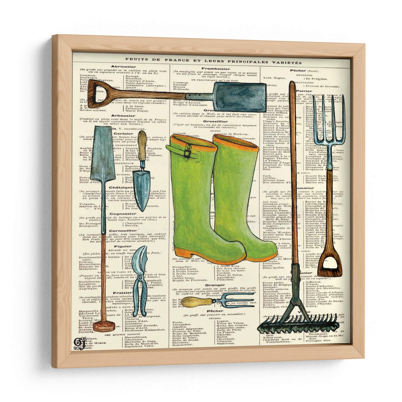 Botas De Jardín - Ginny Joyner | Cuadro decorativo de Canvas Lab