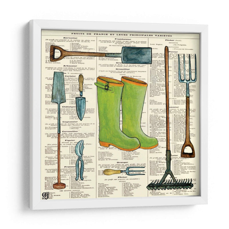 Botas De Jardín - Ginny Joyner | Cuadro decorativo de Canvas Lab