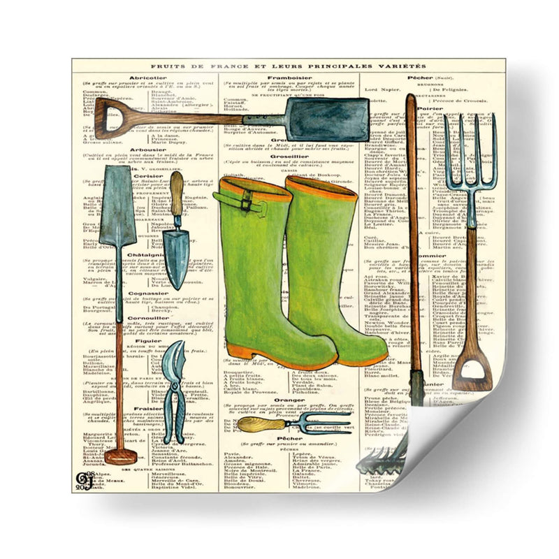 Botas De Jardín - Ginny Joyner | Cuadro decorativo de Canvas Lab