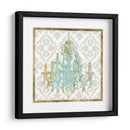 Chandelier Damask I - Jennifer Goldberger | Cuadro decorativo de Canvas Lab