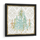 Chandelier Damask I - Jennifer Goldberger | Cuadro decorativo de Canvas Lab