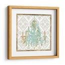 Chandelier Damask I - Jennifer Goldberger | Cuadro decorativo de Canvas Lab