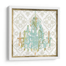 Chandelier Damask I - Jennifer Goldberger | Cuadro decorativo de Canvas Lab