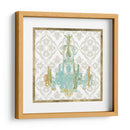 Chandelier Damask Iii - Jennifer Goldberger | Cuadro decorativo de Canvas Lab