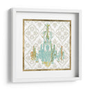 Chandelier Damask Iii - Jennifer Goldberger | Cuadro decorativo de Canvas Lab