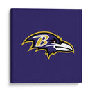 Logo Baltimore Ravens | Cuadro decorativo de Canvas Lab