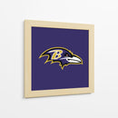 Logo Baltimore Ravens | Cuadro decorativo de Canvas Lab