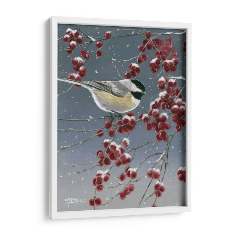 Chickadees De Invierno I - Fred Szatkowski | Cuadro decorativo de Canvas Lab