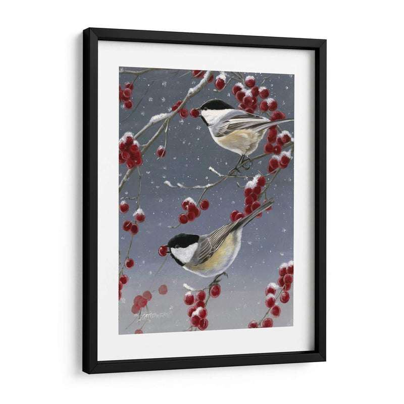 Chickadees De Invierno Ii - Fred Szatkowski | Cuadro decorativo de Canvas Lab