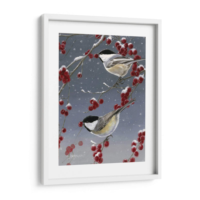 Chickadees De Invierno Ii - Fred Szatkowski | Cuadro decorativo de Canvas Lab