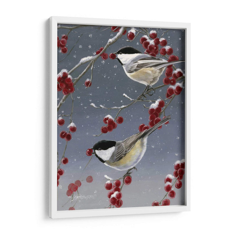 Chickadees De Invierno Ii - Fred Szatkowski | Cuadro decorativo de Canvas Lab