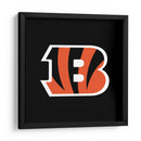 Logo Cincinnati Bengals | Cuadro decorativo de Canvas Lab