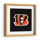 Logo Cincinnati Bengals | Cuadro decorativo de Canvas Lab