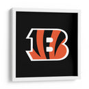 Logo Cincinnati Bengals | Cuadro decorativo de Canvas Lab