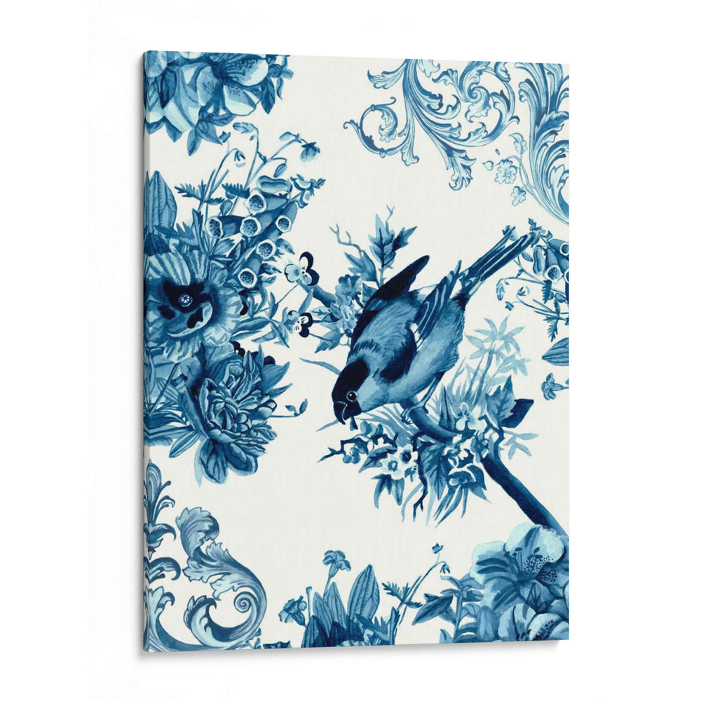 Pájaro Y Rama En Índigo I - Naomi McCavitt | Cuadro decorativo de Canvas Lab