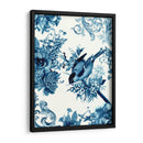 Pájaro Y Rama En Índigo I - Naomi McCavitt | Cuadro decorativo de Canvas Lab