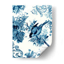 Pájaro Y Rama En Índigo I - Naomi McCavitt | Cuadro decorativo de Canvas Lab