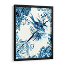 Pájaro Y Rama En Indigo Ii - Naomi McCavitt | Cuadro decorativo de Canvas Lab
