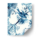 Pájaro Y Rama En Indigo Ii - Naomi McCavitt | Cuadro decorativo de Canvas Lab