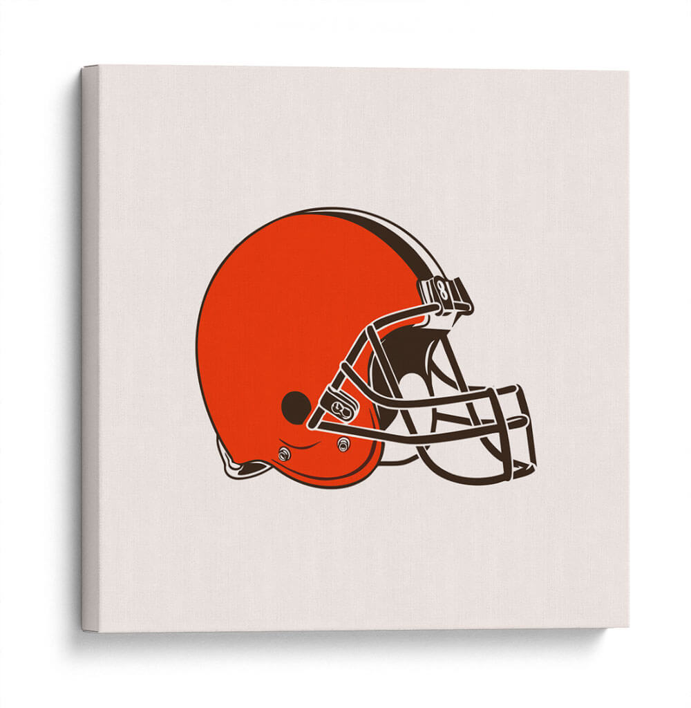 Logo Cleveland Browns | Cuadro decorativo de Canvas Lab