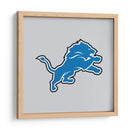 Logo Detroit Lions | Cuadro decorativo de Canvas Lab