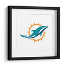 Logo Miami Dolphins | Cuadro decorativo de Canvas Lab