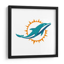 Logo Miami Dolphins | Cuadro decorativo de Canvas Lab