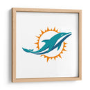 Logo Miami Dolphins | Cuadro decorativo de Canvas Lab