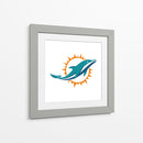 Logo Miami Dolphins | Cuadro decorativo de Canvas Lab