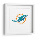 Logo Miami Dolphins | Cuadro decorativo de Canvas Lab
