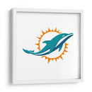 Logo Miami Dolphins | Cuadro decorativo de Canvas Lab