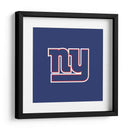 Logo New York Giants | Cuadro decorativo de Canvas Lab