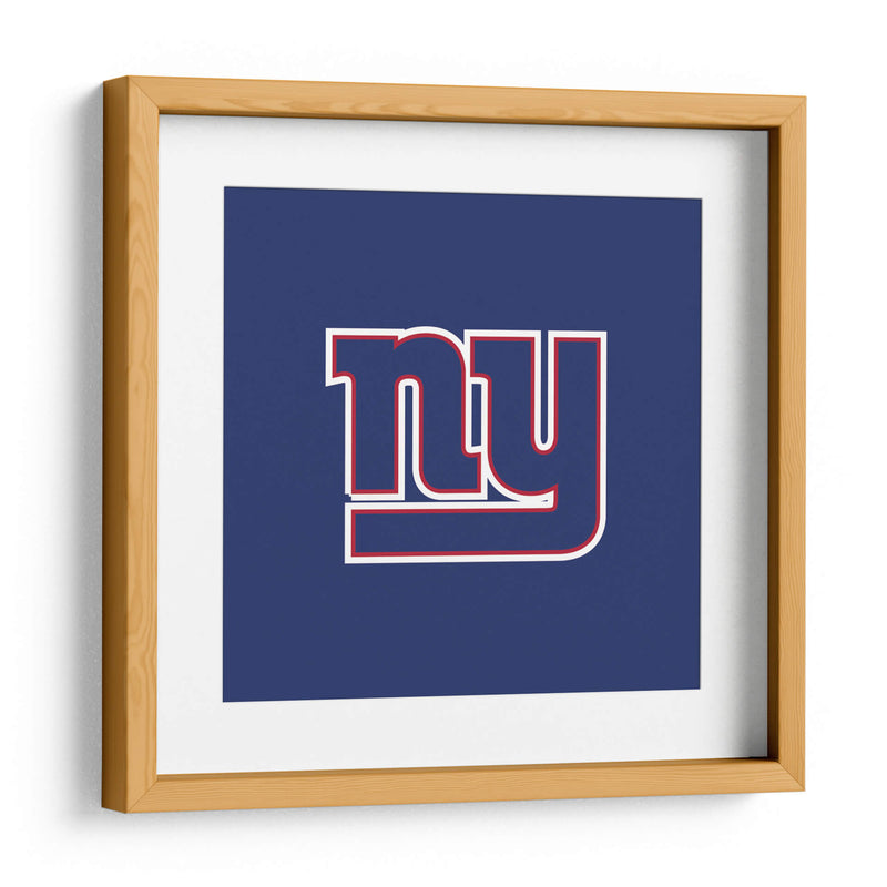 Logo New York Giants | Cuadro decorativo de Canvas Lab