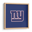 Logo New York Giants | Cuadro decorativo de Canvas Lab