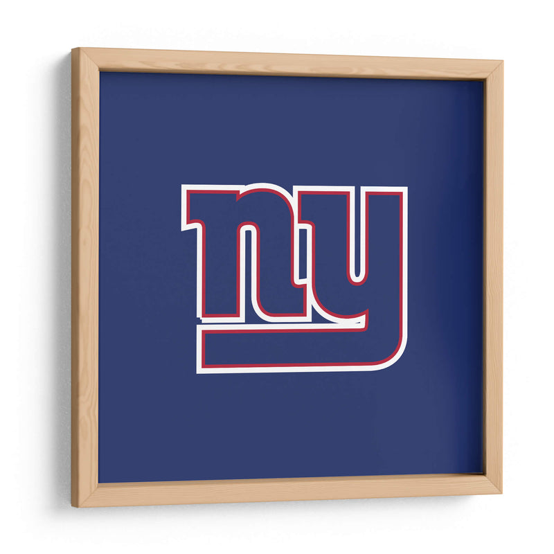 Logo New York Giants | Cuadro decorativo de Canvas Lab